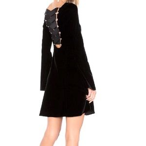 Derek Lam/10 Crosby - Black Velvet Dress